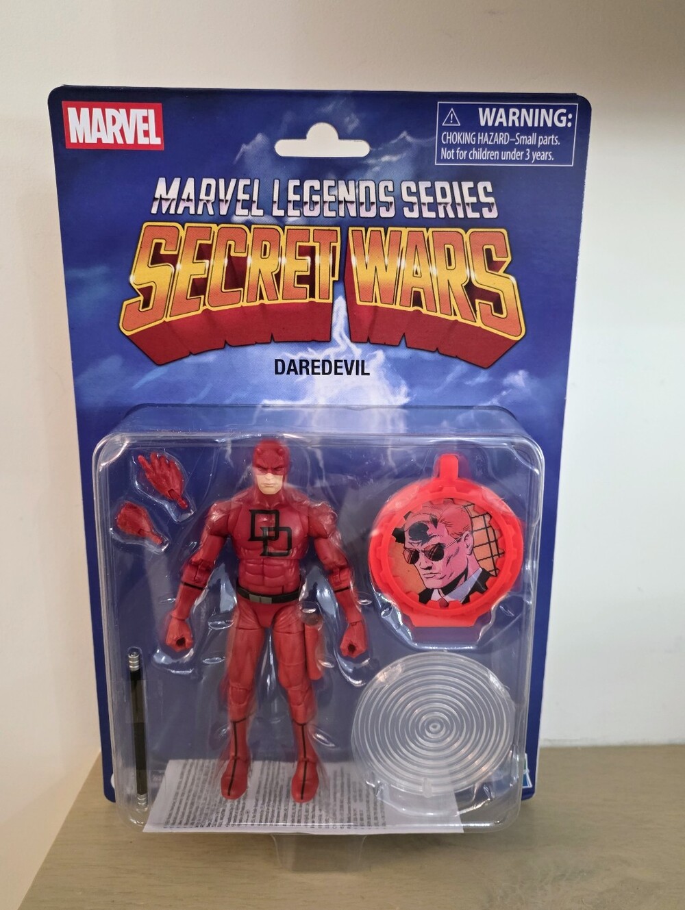 Marvel Legends Secret Wars Daredevil, Retro Comics Collectible 6 Inch Action Fig